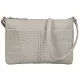 Burkely Cool Colbie világosszürke női bőr oldaltáska, crossbody 24 x 16 x 3 cm