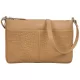 Burkely Cool Colbie mogyoróbarna női bőr oldaltáska, crossbody 24 x 16 x 3 cm