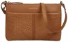 Burkely Cool Colbie konyakbarna női bőr oldaltáska, crossbody 24 x 16 x 3 cm