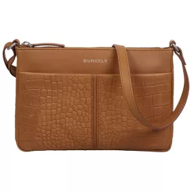   Burkely Cool Colbie konyakbarna női bőr oldaltáska, crossbody 24 x 16 x 3 cm