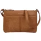 Burkely Cool Colbie konyakbarna női bőr oldaltáska, crossbody 24 x 16 x 3 cm