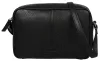 Burkely Soft Skylar fekete női bőr oldaltáska, crossbody 22 x 14,5 x 6,5 cm