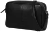 Burkely Soft Skylar fekete női bőr oldaltáska, crossbody 22 x 14,5 x 6,5 cm