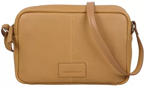 Burkely Soft Skylar mogyoróbarna női bőr oldaltáska, crossbody 22 x 14,5 x 6,5 cm
