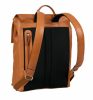 Burkely Soft Skylar konyak női bőr hátizsák,  laptoptáska 14"