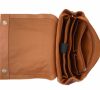 Burkely Soft Skylar konyak női bőr hátizsák,  laptoptáska 14"