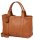 Burkely Soft Skylar kisméretű konyak bőr kézitáska, válltáska 21,5 x 13,5 x 33 cm