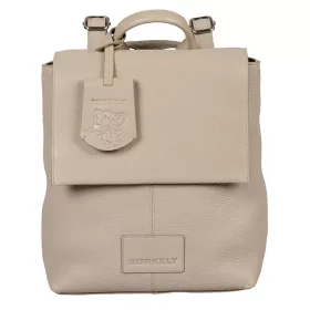   Burkely Soft Skylar szürke női bőr hátizsák, oldaltáska 27 x 21 cm