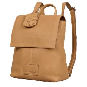   Burkely Soft Skylar mogyoróbarna női bőr hátizsák, oldaltáska 27 x 21 cm