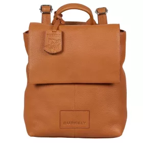   Burkely Soft Skylar konyakbarna női bőr hátizsák, oldaltáska 27 x 21 cm