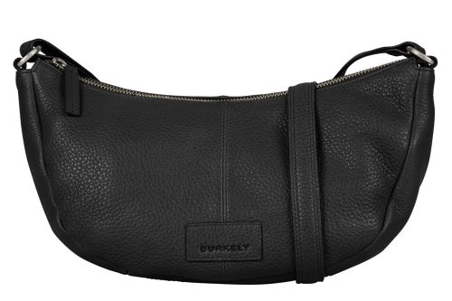 Burkely SOFT SKYLAR kisméretű fekete bőr oldaltáska, crossbody