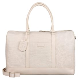   Burkely Cool Colbie Weekender törtfehér bőr utazótáska 51 x 32 cm