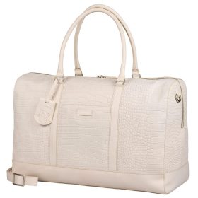   Burkely Cool Colbie Weekender törtfehér bőr utazótáska 51 x 32 cm