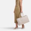 Burkely Cool Colbie Weekender törtfehér bőr utazótáska 51 x 32 cm