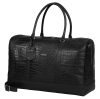 Burkely Cool Colbie Weekender fekete női bőr utazótáska 51 x 32 cm