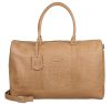 Burkely Cool Colbie Weekender bézs bőr utazótáska 51 x 32 cm