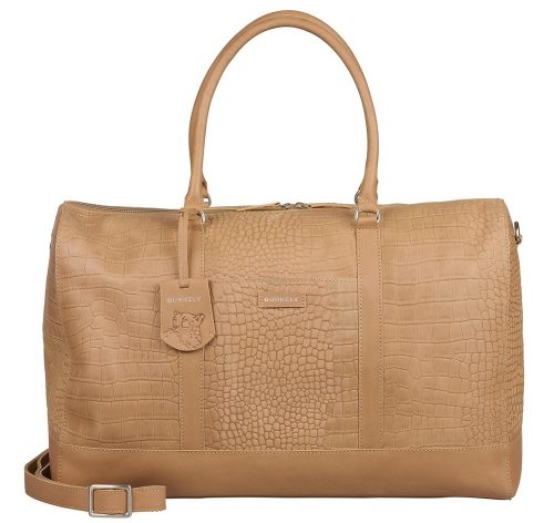 Burkely Cool Colbie Weekender bézs bőr utazótáska 51 x 32 cm