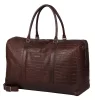 Burkely Cool Colbie Weekender sötétbarna női bőr utazótáska 51 x 32 cm