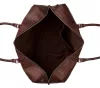 Burkely Cool Colbie Weekender sötétbarna női bőr utazótáska 51 x 32 cm