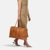Burkely Cool Colbie Weekender konyak női bőr utazótáska 51 x 32 cm