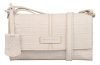 Burkely Cool Colbie törtfehér színű, női bőr crossbody táska, RFID védelemmel