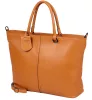 Burkely Radient Raeven narancssárga női bőr válltáska laptop tartóval 15,6"