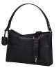 Burkely Rogue Robyn Hobo fekete női bőr válltáska 40 x 27,5 cm