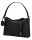 Burkely Rogue Robyn Hobo fekete női bőr válltáska 40 x 27,5 cm