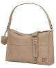 Burkely Rogue Robyn Hobo drapp női bőr válltáska 40 x 27,5 cm