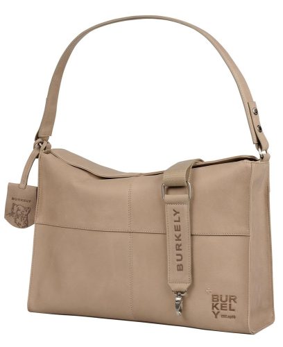 Burkely Rogue Robyn Hobo drapp női bőr válltáska 40 x 27,5 cm