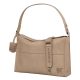 Burkely Rogue Robyn Hobo drapp női bőr válltáska 40 x 27,5 cm