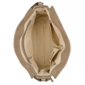   Burkely Rogue Robyn Hobo drapp női bőr válltáska 40 x 27,5 cm