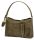 Burkely Rogue Robyn Hobo zöld női bőr válltáska 40 x 27,5 cm