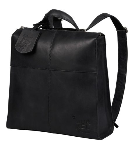 Burkely ROGUE ROBYN fekete bőr hátizsák 28 x 11 x 29,5 cm