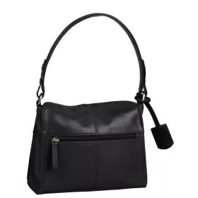   Burkely ROGUE ROBYN fekete bőr női válltáska, oldaltáska