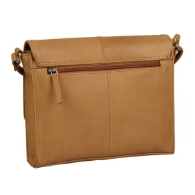   Burkely ROGUE ROBYN konyak bőr női válltáska, oldaltáska