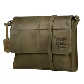Burkely ROGUE ROBYN zöld bőr női válltáska, oldaltáska
