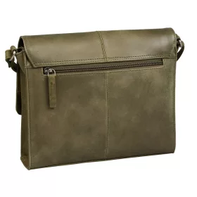 Burkely ROGUE ROBYN zöld bőr női válltáska, oldaltáska