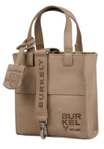 Burkely Mini Shopper női bőr, szürke színű