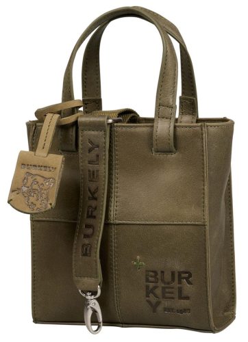 Burkely Mini Shopper női bőr, zöld színű