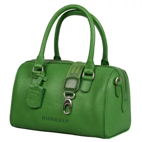 Burkely Always Alyx zöld női bőr válltáska, kézitáska