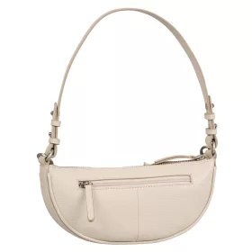   Burkely Always Alyx bézs színű női bőr dupla táska, válltáska, oldaltáska 23 x 11,5 cm
