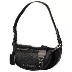   Burkely Always Alyx fekete színű női bőr dupla táska, válltáska, oldaltáska 23 x 11,5 cm