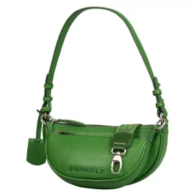   Burkely Always Alyx zöld színű női bőr dupla táska, válltáska, oldaltáska 23 x 11,5 cm