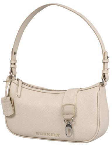 Burkely Always Alyx Baguette bézs színű női bőr válltáska, oldaltáska 28 x 17 cm 