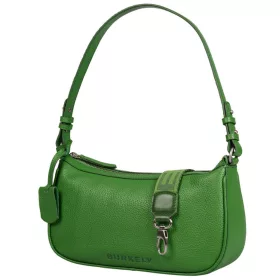   Burkely Always Alyx Baguette zöld színű női bőr válltáska, oldaltáska 28 x 17 cm