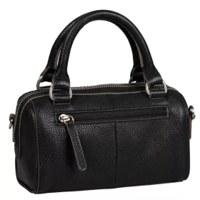   Burkely Always Alyx fekete női bőr oldaltáska, kézitáska 20 x 14 cm