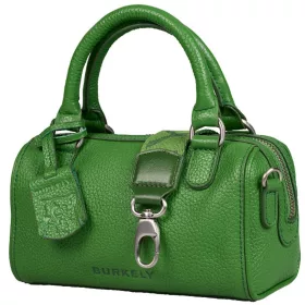   Burkely Always Alyx zöld női bőr oldaltáska, kézitáska 20 x 14 cm