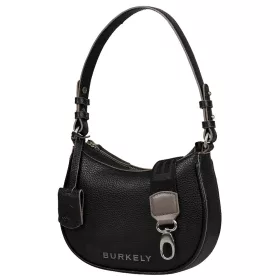   Burkely Always Alyx fekete női bőr válltáska, oldaltáska 22 x 17 cm