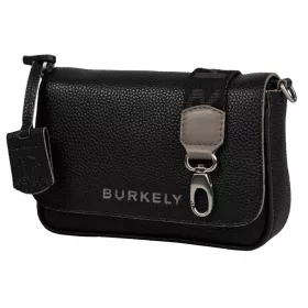   Burkely Always Alyx fekete női bőr oldaltáska, crossbody 22 x 14 cm